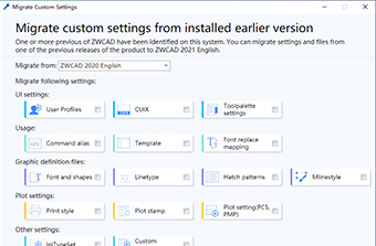 Settings Migration